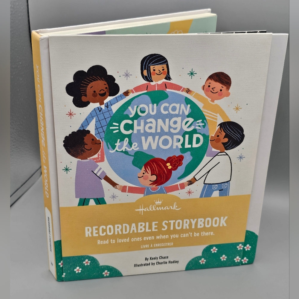 Hallmark You Can Change the World Recordable Storybook Book Keely Chace Htf